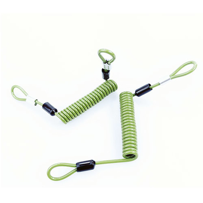 Custom Army Green Loops ลวด ม้วน เชือกเส้นเล็กป้องกันการโจรกรรมที่น่ากลัว