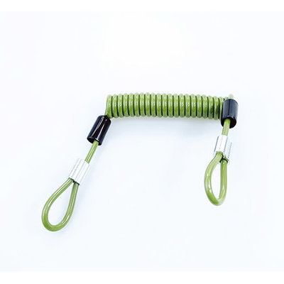 Custom Army Green Loops ลวด ม้วน เชือกเส้นเล็กป้องกันการโจรกรรมที่น่ากลัว
