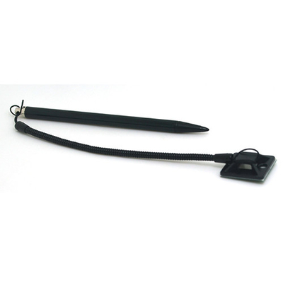 อุปกรณ์เสริมปากกาต้านทานแท็บเล็ต Stylus Tether Cord Plastic Black Spiral Coil Tether 13CM
